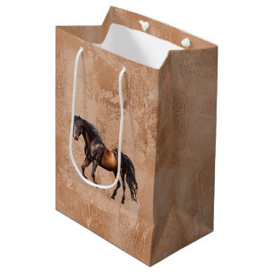 Western Horses Medium Gift Bag