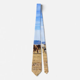 Western Horses Neck Tie