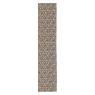 Western Horseshoe Cowboy Hat Lasso Short Table Runner