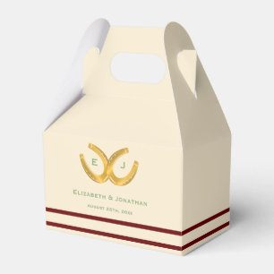 Western Horseshoes Wedding Favor Boxes