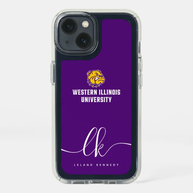 Western Illinois University | Add Your Name Speck iPhone 13 Case (Front)