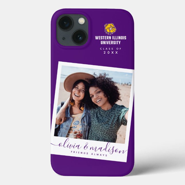 Western Illinois University | Add Your Photo Case-Mate iPhone Case (Back)
