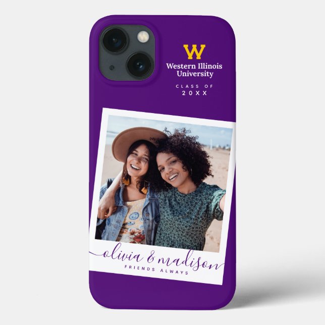 Western Illinois University | Add Your Photo Case-Mate iPhone Case (Back)