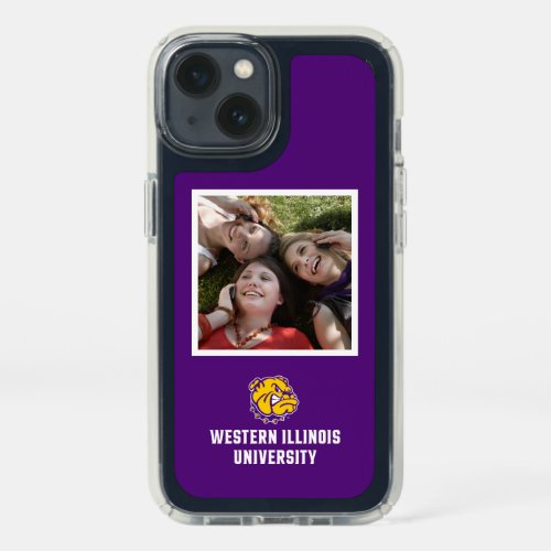 Western Illinois University  Add Your Photo Speck iPhone 13 Case