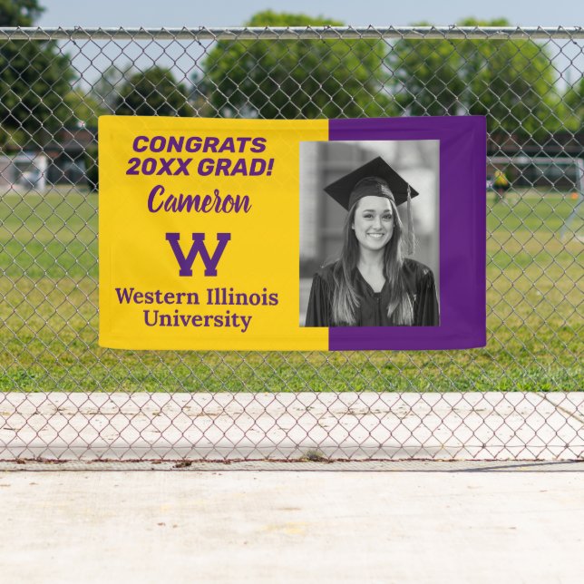 Western Illinois University | Congrats Grad Banner (Insitu)