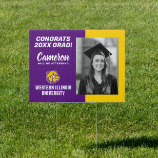 Western Illinois University | Congrats Grad Sign