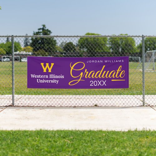 Western Illinois University  Graduation Banner