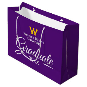 Western Illinois University Graduation Large Gift Bag