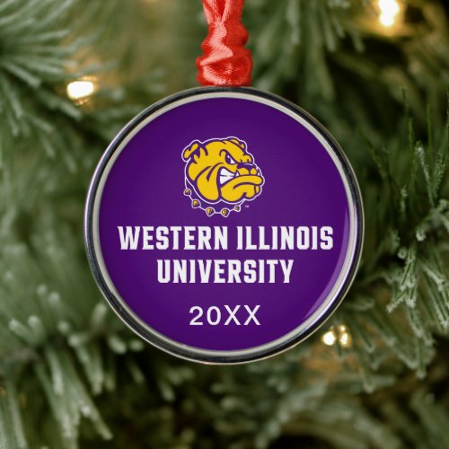 Western Illinois University Leathernecks Metal Ornament
