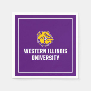 Western Illinois University Leathernecks Napkins