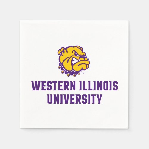 Western Illinois University Leathernecks Napkins