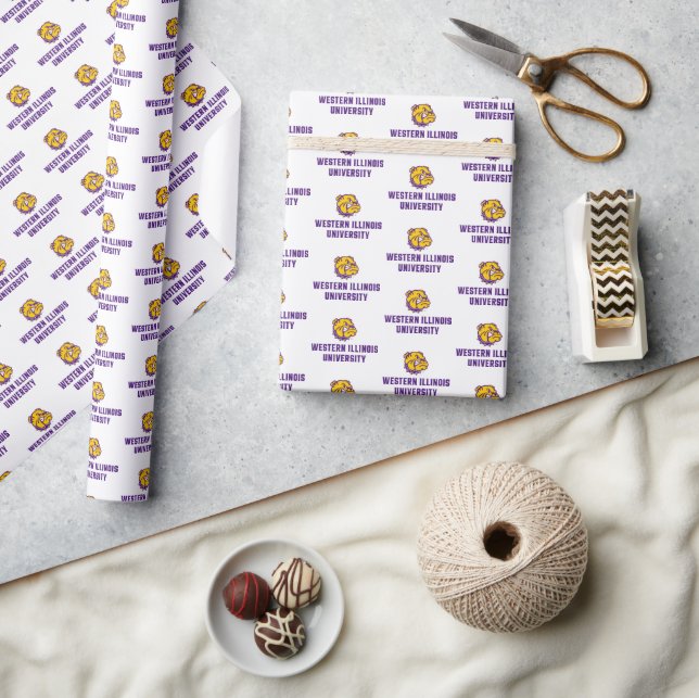 Western Illinois University Leathernecks Wrapping Paper (Crafts)