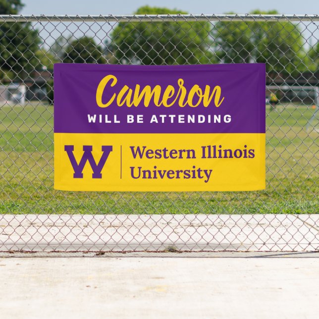 Western Illinois University | Will Be Attending Banner (Insitu)