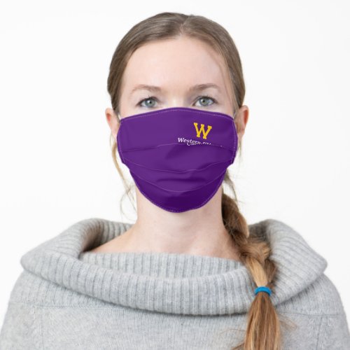 Western Illinois University Wordmark Adult Cloth Face Mask