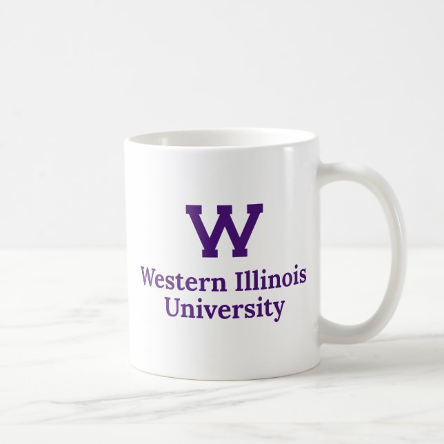 Western Illinois University Wordmark Coffee Mug (Right)