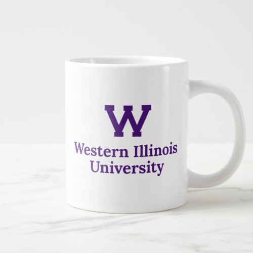 Western Illinois University Wordmark Giant Coffee Mug