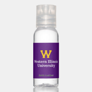 Western Illinois University Wordmark Hand Sanitizer