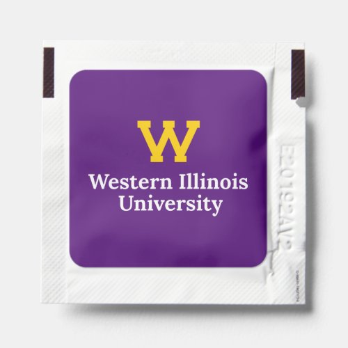 Western Illinois University Wordmark Hand Sanitizer Packet