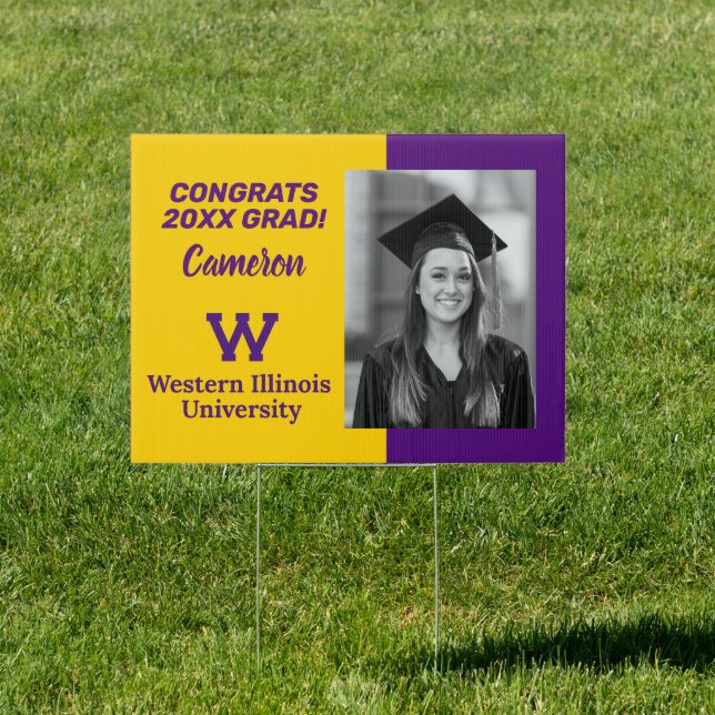 Western Illinois University Wordmark Sign (Insitu)