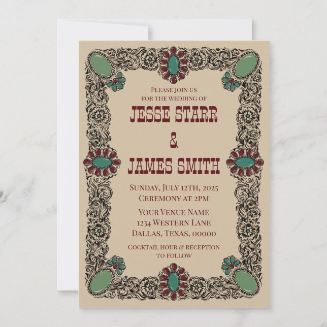Western Invitation (Front)