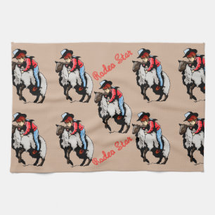 Western Kitchen towels Rodeo Design