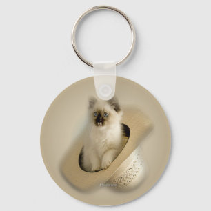 western_kitty_ornament keychain