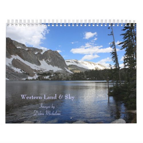Western Land and Sky Scenic Calendar