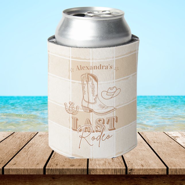 Western Last Rodeo Bachelorette Party Can Cooler (Creator Uploaded)