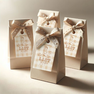 Western Last Rodeo Bachelorette Party Gift Tags