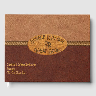 Western Leather and Rope Guest Book