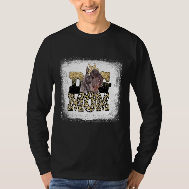 Western Leopard Bouvier Des Flandres Mom Mother's  T-Shirt (Front)