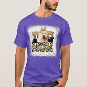 Western Leopard Old English Sheepdog mom mothers d T-Shirt