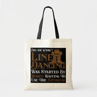 Western Line Dance 5678 Funny Line Dancing  Tote Bag