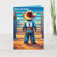 Western Little Cowboy First Birthday Rodeo Custom