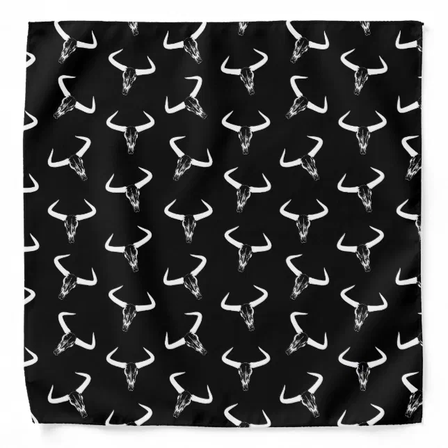 Embroidered Longhorn Bandana main image 1
