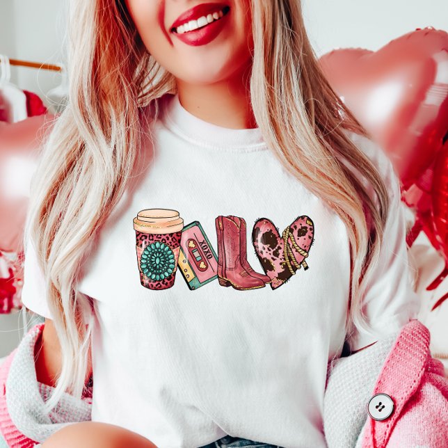 Western Love Valentine T-Shirt (Creator Uploaded)