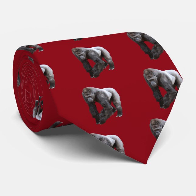 Western Lowland Gorilla Tie (Rolled)