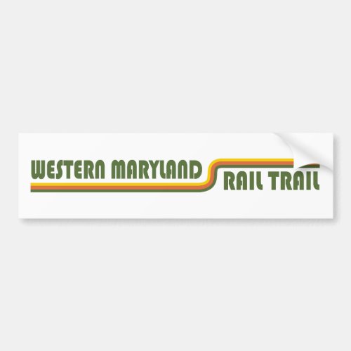 Western Maryland Rail Trail Bumper Sticker