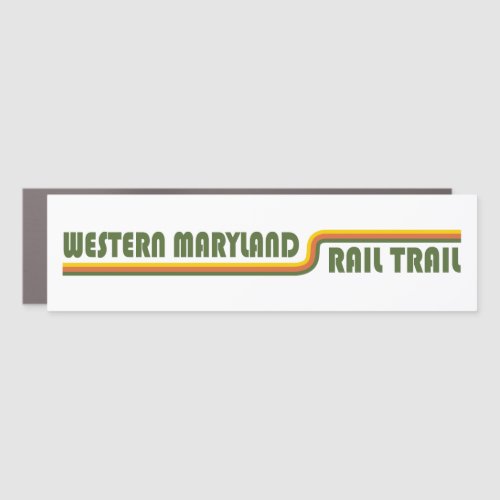 Western Maryland Rail Trail Car Magnet