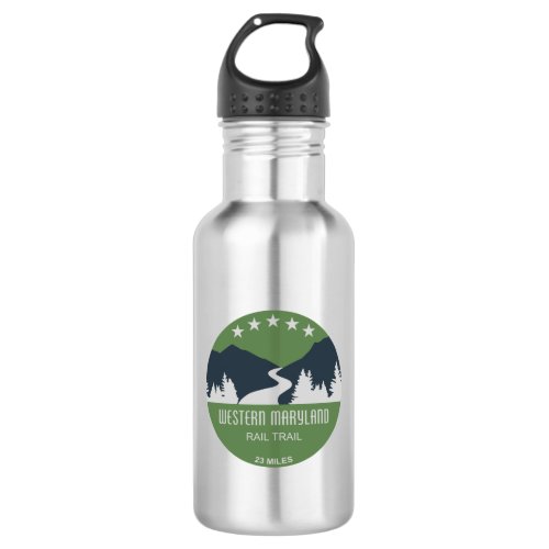 Western Maryland Rail Trail Stainless Steel Water Bottle