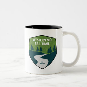 Western Maryland Rail Trail Two-Tone Coffee Mug