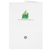 Western Meadowlark Bird Oregon Grape Cards (Back)