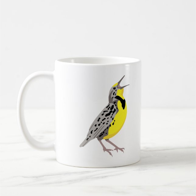 Western Meadowlark Coffee Mug (Left)