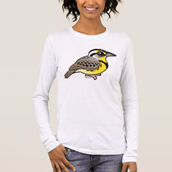 Western Meadowlark Women's Bella+Canvas Long Sleeve T-Shirt