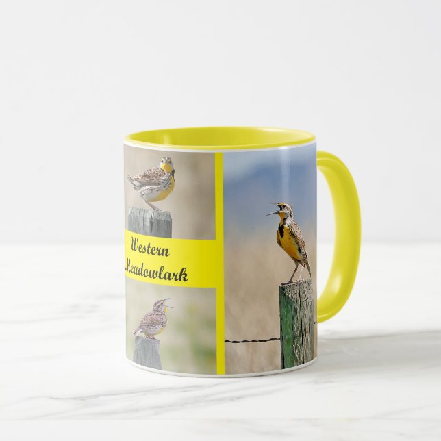 Western Meadowlark Mug (Front Right)
