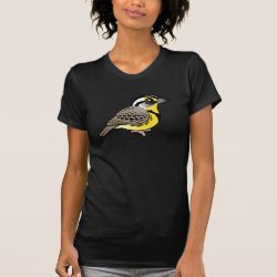 Western Meadowlark Women's American Apparel Fine Jersey Short Sleeve T-Shirt
