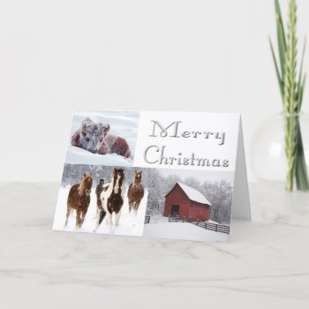 Western Merry Christmas Card by BootsandSpurs at Zazzle