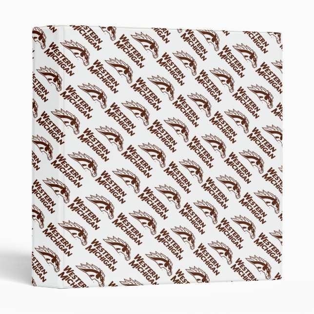 Western Michigan Broncos 3 Ring Binder (Front/Spine)