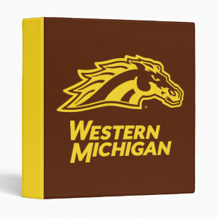 Western Michigan Broncos 3 Ring Binder