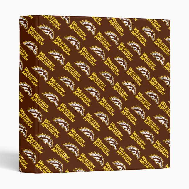 Western Michigan Broncos 3 Ring Binder (Front/Spine)